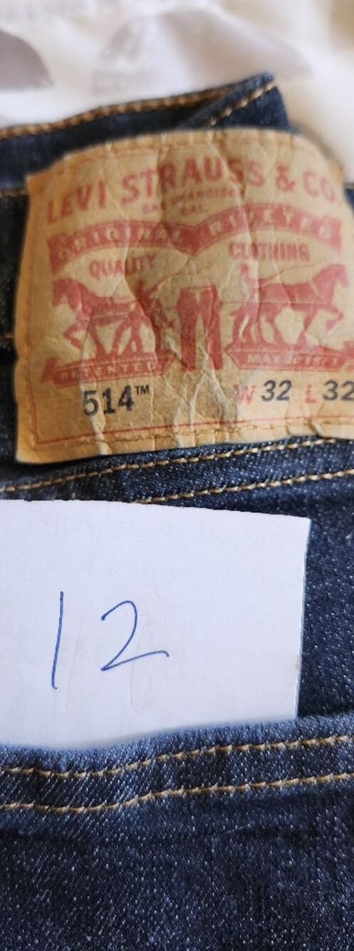 514 32 32. Levi's Slim Straight Men's Jeans - Dark Blue